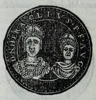 An illustration from Epitome thesavri antiqvitatvm, hoc est, Impp. Rom. orientalivm et occidentalivm iconum : ex antiquis numismatibus quam fidelissime deliniatarum, ex Musaeo Iacobi de Strada mantuani antiquarij (1557)