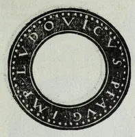 An illustration from Epitome thesavri antiqvitatvm, hoc est, Impp. Rom. orientalivm et occidentalivm iconum : ex antiquis numismatibus quam fidelissime deliniatarum, ex Musaeo Iacobi de Strada mantuani antiquarij (1557)