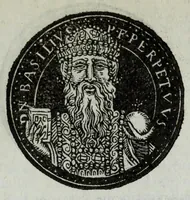 An illustration from Epitome thesavri antiqvitatvm, hoc est, Impp. Rom. orientalivm et occidentalivm iconum : ex antiquis numismatibus quam fidelissime deliniatarum, ex Musaeo Iacobi de Strada mantuani antiquarij (1557)