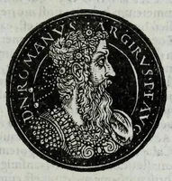 Picture 58 of 75 from Epitome thesavri antiqvitatvm, hoc est, Impp. Rom. orientalivm et occidentalivm iconum : ex antiquis numismatibus quam fidelissime deliniatarum, ex Musaeo Iacobi de Strada mantuani antiquarij (1557), leaf 355