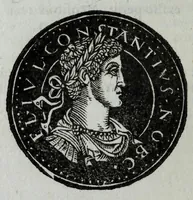 An illustration from Epitome thesavri antiqvitatvm, hoc est, Impp. Rom. orientalivm et occidentalivm iconum : ex antiquis numismatibus quam fidelissime deliniatarum, ex Musaeo Iacobi de Strada mantuani antiquarij (1557)