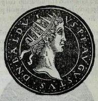An illustration from Epitome thesavri antiqvitatvm, hoc est, Impp. Rom. orientalivm et occidentalivm iconum : ex antiquis numismatibus quam fidelissime deliniatarum, ex Musaeo Iacobi de Strada mantuani antiquarij (1557)