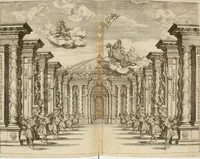 Picture 13 of 30 from Ercole in Tebe; festa teatrale rappresentata in Firenze per le reali nozze de' serenissimi sposi Cosimo terzo, principe di Toscana, e Margherita Lvisa, principessa d'Orleans (1661), leaf 43