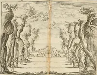 Picture 17 of 30 from Ercole in Tebe; festa teatrale rappresentata in Firenze per le reali nozze de' serenissimi sposi Cosimo terzo, principe di Toscana, e Margherita Lvisa, principessa d'Orleans (1661), leaf 65