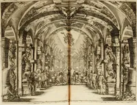 Picture 22 of 30 from Ercole in Tebe; festa teatrale rappresentata in Firenze per le reali nozze de' serenissimi sposi Cosimo terzo, principe di Toscana, e Margherita Lvisa, principessa d'Orleans (1661), leaf 89