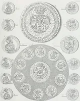 An illustration from Erdély érmei, képatlasszal. A.M. Tudom. Akadémia kiad (1862)
