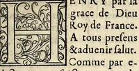 An illustration from Erection de l'office dv recepvevr general de tous les exploictz & amendes, tant de la court de Parlement, que de tous les sieges presidiaulx, estans du ressort d'icelle. (1552)