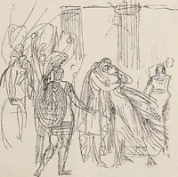 An illustration from Erinnerungen an Wilhelm von Kaulbach und sein Haus : mit Briefen und hundertsechzig Abbildungen (1921)