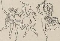 An illustration from Erinnerungen an Wilhelm von Kaulbach und sein Haus : mit Briefen und hundertsechzig Abbildungen (1921)