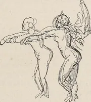 An illustration from Erinnerungen an Wilhelm von Kaulbach und sein Haus : mit Briefen und hundertsechzig Abbildungen (1921)