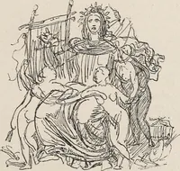 An illustration from Erinnerungen an Wilhelm von Kaulbach und sein Haus : mit Briefen und hundertsechzig Abbildungen (1921)