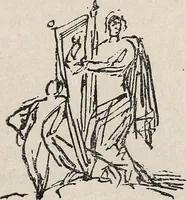 An illustration from Erinnerungen an Wilhelm von Kaulbach und sein Haus : mit Briefen und hundertsechzig Abbildungen (1921)