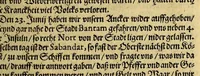An illustration from Erste Schiffahrt[.] In die Orientalische Indien, so die hollandischen Schiff, : im Martio 1595. aussgefahren, vnd im Augusto 1597. wider kommen verricht. Darinn kürtzlich, doch warhafftiglich der gantze Succes der Reyse, erzehlet wird. Mit etlichen nöthigen Erklärung, Carten und Figuren gezieret. (1606)