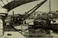 An illustration from Erstes Verzeichnis der Radierunger, Lithographien und Holzschnitte moderner Graphiker : welche meist in Handdrucken und signiert auf der Vertriebsstelle vorrätig sind (1904)