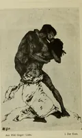 An illustration from Erstes Verzeichnis der Radierunger, Lithographien und Holzschnitte moderner Graphiker : welche meist in Handdrucken und signiert auf der Vertriebsstelle vorrätig sind (1904)