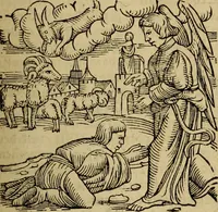 An illustration from Erste Theil der Hoffhaltung des Türckhischen Keysers vnd Othomañischen Reichs Beschreibung : darinn nicht allein der Türcken Empter ... sonder auch aller Türckischen Keysern Namen, Thaten, Krieg vnd Handel, so sie wider die Christen vnd Heyden haben verbracht, biss auff diss M.D.LXXVIII. Jar erstreckt vnd aussgeführet, auff das fleissigst verzeichnet vnd beschrieben : dessgleichen von der Türcken Aberglauben, Religion, Gottesdienst vnd Ceremonien ... : der ander Theil, wahrhaffte Beschreibung aller namhafften Geschichten, Thaten, Handlungen, Krieg ... so sich zwischen den Turcken vnd Christen vom Jar M.D.XX. biss auff das M.D.LXXVIII. Jar ... haben verloffen vnd zugetragen (1578)