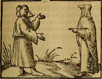 An illustration from Erste Theil der Hoffhaltung des Türckhischen Keysers vnd Othomañischen Reichs Beschreibung : darinn nicht allein der Türcken Empter ... sonder auch aller Türckischen Keysern Namen, Thaten, Krieg vnd Handel, so sie wider die Christen vnd Heyden haben verbracht, biss auff diss M.D.LXXVIII. Jar erstreckt vnd aussgeführet, auff das fleissigst verzeichnet vnd beschrieben : dessgleichen von der Türcken Aberglauben, Religion, Gottesdienst vnd Ceremonien ... : der ander Theil, wahrhaffte Beschreibung aller namhafften Geschichten, Thaten, Handlungen, Krieg ... so sich zwischen den Turcken vnd Christen vom Jar M.D.XX. biss auff das M.D.LXXVIII. Jar ... haben verloffen vnd zugetragen (1578)