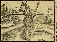 An illustration from Erste Theil der Hoffhaltung des Türckhischen Keysers vnd Othomañischen Reichs Beschreibung : darinn nicht allein der Türcken Empter ... sonder auch aller Türckischen Keysern Namen, Thaten, Krieg vnd Handel, so sie wider die Christen vnd Heyden haben verbracht, biss auff diss M.D.LXXVIII. Jar erstreckt vnd aussgeführet, auff das fleissigst verzeichnet vnd beschrieben : dessgleichen von der Türcken Aberglauben, Religion, Gottesdienst vnd Ceremonien ... : der ander Theil, wahrhaffte Beschreibung aller namhafften Geschichten, Thaten, Handlungen, Krieg ... so sich zwischen den Turcken vnd Christen vom Jar M.D.XX. biss auff das M.D.LXXVIII. Jar ... haben verloffen vnd zugetragen (1578)