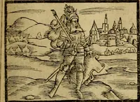 An illustration from Erste Theil der Hoffhaltung des Türckhischen Keysers vnd Othomañischen Reichs Beschreibung : darinn nicht allein der Türcken Empter ... sonder auch aller Türckischen Keysern Namen, Thaten, Krieg vnd Handel, so sie wider die Christen vnd Heyden haben verbracht, biss auff diss M.D.LXXVIII. Jar erstreckt vnd aussgeführet, auff das fleissigst verzeichnet vnd beschrieben : dessgleichen von der Türcken Aberglauben, Religion, Gottesdienst vnd Ceremonien ... : der ander Theil, wahrhaffte Beschreibung aller namhafften Geschichten, Thaten, Handlungen, Krieg ... so sich zwischen den Turcken vnd Christen vom Jar M.D.XX. biss auff das M.D.LXXVIII. Jar ... haben verloffen vnd zugetragen (1578)