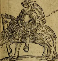 An illustration from Erste Theil der Hoffhaltung des Türckhischen Keysers vnd Othomañischen Reichs Beschreibung : darinn nicht allein der Türcken Empter ... sonder auch aller Türckischen Keysern Namen, Thaten, Krieg vnd Handel, so sie wider die Christen vnd Heyden haben verbracht, biss auff diss M.D.LXXVIII. Jar erstreckt vnd aussgeführet, auff das fleissigst verzeichnet vnd beschrieben : dessgleichen von der Türcken Aberglauben, Religion, Gottesdienst vnd Ceremonien ... : der ander Theil, wahrhaffte Beschreibung aller namhafften Geschichten, Thaten, Handlungen, Krieg ... so sich zwischen den Turcken vnd Christen vom Jar M.D.XX. biss auff das M.D.LXXVIII. Jar ... haben verloffen vnd zugetragen (1578)