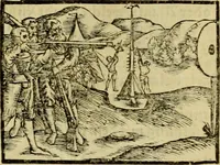 Picture 33 of 442 from Erste Theil der Hoffhaltung des Türckhischen Keysers vnd Othomañischen Reichs Beschreibung : darinn nicht allein der Türcken Empter ... sonder auch aller Türckischen Keysern Namen, Thaten, Krieg vnd Handel, so sie wider die Christen vnd Heyden haben verbracht, biss auff diss M.D.LXXVIII. Jar erstreckt vnd aussgeführet, auff das fleissigst verzeichnet vnd beschrieben : dessgleichen von der Türcken Aberglauben, Religion, Gottesdienst vnd Ceremonien ... : der ander Theil, wahrhaffte Beschreibung aller namhafften Geschichten, Thaten, Handlungen, Krieg ... so sich zwischen den Turcken vnd Christen vom Jar M.D.XX. biss auff das M.D.LXXVIII. Jar ... haben verloffen vnd zugetragen (1578), leaf 35