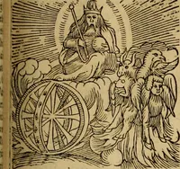 An illustration from Erste Theil der Hoffhaltung des Türckhischen Keysers vnd Othomañischen Reichs Beschreibung : darinn nicht allein der Türcken Empter ... sonder auch aller Türckischen Keysern Namen, Thaten, Krieg vnd Handel, so sie wider die Christen vnd Heyden haben verbracht, biss auff diss M.D.LXXVIII. Jar erstreckt vnd aussgeführet, auff das fleissigst verzeichnet vnd beschrieben : dessgleichen von der Türcken Aberglauben, Religion, Gottesdienst vnd Ceremonien ... : der ander Theil, wahrhaffte Beschreibung aller namhafften Geschichten, Thaten, Handlungen, Krieg ... so sich zwischen den Turcken vnd Christen vom Jar M.D.XX. biss auff das M.D.LXXVIII. Jar ... haben verloffen vnd zugetragen (1578)