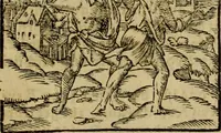 An illustration from Erste Theil der Hoffhaltung des Türckhischen Keysers vnd Othomañischen Reichs Beschreibung : darinn nicht allein der Türcken Empter ... sonder auch aller Türckischen Keysern Namen, Thaten, Krieg vnd Handel, so sie wider die Christen vnd Heyden haben verbracht, biss auff diss M.D.LXXVIII. Jar erstreckt vnd aussgeführet, auff das fleissigst verzeichnet vnd beschrieben : dessgleichen von der Türcken Aberglauben, Religion, Gottesdienst vnd Ceremonien ... : der ander Theil, wahrhaffte Beschreibung aller namhafften Geschichten, Thaten, Handlungen, Krieg ... so sich zwischen den Turcken vnd Christen vom Jar M.D.XX. biss auff das M.D.LXXVIII. Jar ... haben verloffen vnd zugetragen (1578)
