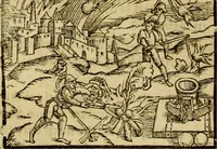 An illustration from Erste Theil der Hoffhaltung des Türckhischen Keysers vnd Othomañischen Reichs Beschreibung : darinn nicht allein der Türcken Empter ... sonder auch aller Türckischen Keysern Namen, Thaten, Krieg vnd Handel, so sie wider die Christen vnd Heyden haben verbracht, biss auff diss M.D.LXXVIII. Jar erstreckt vnd aussgeführet, auff das fleissigst verzeichnet vnd beschrieben : dessgleichen von der Türcken Aberglauben, Religion, Gottesdienst vnd Ceremonien ... : der ander Theil, wahrhaffte Beschreibung aller namhafften Geschichten, Thaten, Handlungen, Krieg ... so sich zwischen den Turcken vnd Christen vom Jar M.D.XX. biss auff das M.D.LXXVIII. Jar ... haben verloffen vnd zugetragen (1578)