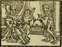 Picture 49 of 442 from Erste Theil der Hoffhaltung des Türckhischen Keysers vnd Othomañischen Reichs Beschreibung : darinn nicht allein der Türcken Empter ... sonder auch aller Türckischen Keysern Namen, Thaten, Krieg vnd Handel, so sie wider die Christen vnd Heyden haben verbracht, biss auff diss M.D.LXXVIII. Jar erstreckt vnd aussgeführet, auff das fleissigst verzeichnet vnd beschrieben : dessgleichen von der Türcken Aberglauben, Religion, Gottesdienst vnd Ceremonien ... : der ander Theil, wahrhaffte Beschreibung aller namhafften Geschichten, Thaten, Handlungen, Krieg ... so sich zwischen den Turcken vnd Christen vom Jar M.D.XX. biss auff das M.D.LXXVIII. Jar ... haben verloffen vnd zugetragen (1578), leaf 43