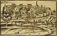 Picture 410 of 442 from Erste Theil der Hoffhaltung des Türckhischen Keysers vnd Othomañischen Reichs Beschreibung : darinn nicht allein der Türcken Empter ... sonder auch aller Türckischen Keysern Namen, Thaten, Krieg vnd Handel, so sie wider die Christen vnd Heyden haben verbracht, biss auff diss M.D.LXXVIII. Jar erstreckt vnd aussgeführet, auff das fleissigst verzeichnet vnd beschrieben : dessgleichen von der Türcken Aberglauben, Religion, Gottesdienst vnd Ceremonien ... : der ander Theil, wahrhaffte Beschreibung aller namhafften Geschichten, Thaten, Handlungen, Krieg ... so sich zwischen den Turcken vnd Christen vom Jar M.D.XX. biss auff das M.D.LXXVIII. Jar ... haben verloffen vnd zugetragen (1578), leaf 435
