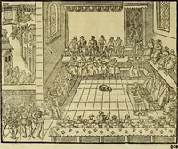 Picture 58 of 442 from Erste Theil der Hoffhaltung des Türckhischen Keysers vnd Othomañischen Reichs Beschreibung : darinn nicht allein der Türcken Empter ... sonder auch aller Türckischen Keysern Namen, Thaten, Krieg vnd Handel, so sie wider die Christen vnd Heyden haben verbracht, biss auff diss M.D.LXXVIII. Jar erstreckt vnd aussgeführet, auff das fleissigst verzeichnet vnd beschrieben : dessgleichen von der Türcken Aberglauben, Religion, Gottesdienst vnd Ceremonien ... : der ander Theil, wahrhaffte Beschreibung aller namhafften Geschichten, Thaten, Handlungen, Krieg ... so sich zwischen den Turcken vnd Christen vom Jar M.D.XX. biss auff das M.D.LXXVIII. Jar ... haben verloffen vnd zugetragen (1578), leaf 49