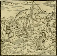 An illustration from Erste Theil der Hoffhaltung des Türckhischen Keysers vnd Othomañischen Reichs Beschreibung : darinn nicht allein der Türcken Empter ... sonder auch aller Türckischen Keysern Namen, Thaten, Krieg vnd Handel, so sie wider die Christen vnd Heyden haben verbracht, biss auff diss M.D.LXXVIII. Jar erstreckt vnd aussgeführet, auff das fleissigst verzeichnet vnd beschrieben : dessgleichen von der Türcken Aberglauben, Religion, Gottesdienst vnd Ceremonien ... : der ander Theil, wahrhaffte Beschreibung aller namhafften Geschichten, Thaten, Handlungen, Krieg ... so sich zwischen den Turcken vnd Christen vom Jar M.D.XX. biss auff das M.D.LXXVIII. Jar ... haben verloffen vnd zugetragen (1578)