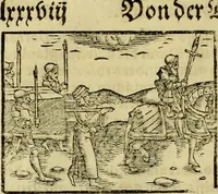 Picture 109 of 442 from Erste Theil der Hoffhaltung des Türckhischen Keysers vnd Othomañischen Reichs Beschreibung : darinn nicht allein der Türcken Empter ... sonder auch aller Türckischen Keysern Namen, Thaten, Krieg vnd Handel, so sie wider die Christen vnd Heyden haben verbracht, biss auff diss M.D.LXXVIII. Jar erstreckt vnd aussgeführet, auff das fleissigst verzeichnet vnd beschrieben : dessgleichen von der Türcken Aberglauben, Religion, Gottesdienst vnd Ceremonien ... : der ander Theil, wahrhaffte Beschreibung aller namhafften Geschichten, Thaten, Handlungen, Krieg ... so sich zwischen den Turcken vnd Christen vom Jar M.D.XX. biss auff das M.D.LXXVIII. Jar ... haben verloffen vnd zugetragen (1578), leaf 99