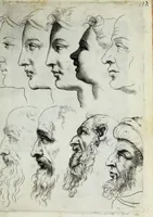 Picture 7 of 20 from Esemplare del'disegno in gratia Dei : principianti nell'arte della pitura et scultura posto in luce nouamente (1650), leaf 17
