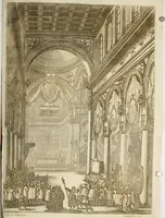 An illustration from Esequie di Filippo IV. cattolico re di Spagna : celebrate in Firenze dal serenissimo Ferdinando II. gran duca di Toscana (1665)