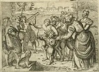 An illustration from Eseqvie d'Arrigo qvarto cristianissimo re di Francia, e di Navarra : celebrate in Firenze dal serenissimo don Cosimo II granduca di Toscana (1610)