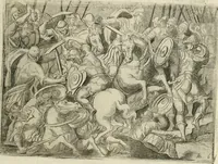 An illustration from Eseqvie d'Arrigo qvarto cristianissimo re di Francia, e di Navarra : celebrate in Firenze dal serenissimo don Cosimo II granduca di Toscana (1610)