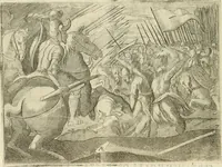 An illustration from Eseqvie d'Arrigo qvarto cristianissimo re di Francia, e di Navarra : celebrate in Firenze dal serenissimo don Cosimo II granduca di Toscana (1610)