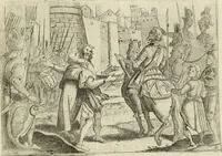 An illustration from Eseqvie d'Arrigo qvarto cristianissimo re di Francia, e di Navarra : celebrate in Firenze dal serenissimo don Cosimo II granduca di Toscana (1610)