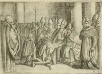 An illustration from Eseqvie d'Arrigo qvarto cristianissimo re di Francia, e di Navarra : celebrate in Firenze dal serenissimo don Cosimo II granduca di Toscana (1610)