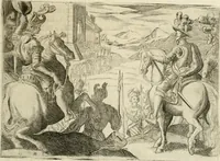 An illustration from Eseqvie d'Arrigo qvarto cristianissimo re di Francia, e di Navarra : celebrate in Firenze dal serenissimo don Cosimo II granduca di Toscana (1610)