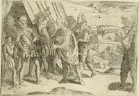 An illustration from Eseqvie d'Arrigo qvarto cristianissimo re di Francia, e di Navarra : celebrate in Firenze dal serenissimo don Cosimo II granduca di Toscana (1610)