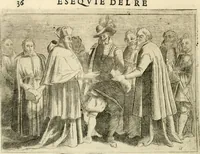An illustration from Eseqvie d'Arrigo qvarto cristianissimo re di Francia, e di Navarra : celebrate in Firenze dal serenissimo don Cosimo II granduca di Toscana (1610)