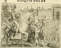 An illustration from Eseqvie d'Arrigo qvarto cristianissimo re di Francia, e di Navarra : celebrate in Firenze dal serenissimo don Cosimo II granduca di Toscana (1610)