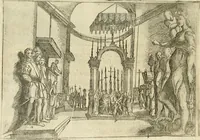 An illustration from Eseqvie d'Arrigo qvarto cristianissimo re di Francia, e di Navarra : celebrate in Firenze dal serenissimo don Cosimo II granduca di Toscana (1610)