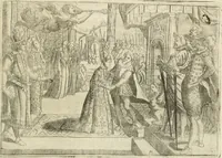 An illustration from Eseqvie d'Arrigo qvarto cristianissimo re di Francia, e di Navarra : celebrate in Firenze dal serenissimo don Cosimo II granduca di Toscana (1610)