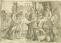 An illustration from Eseqvie d'Arrigo qvarto cristianissimo re di Francia, e di Navarra : celebrate in Firenze dal serenissimo don Cosimo II granduca di Toscana (1610)