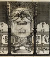 An illustration from Eseqvie della maestà cesarea dell'imperadore Ferdinando II : celebrate dall'altezza sereniss. di Ferdinando II, gran duca di Toscana, nell'insigne collegiata di San Lorenzo, il dì 2. d'aprile 1637 (1638)