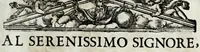 An illustration from Eseqvie fatte in Venetia dalla natione fiorentina al serenissimo d. Cosimo II qvarto gran dvca di Toscana il dì 25 di maggio j62j (1621)