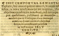 An illustration from Espeio divino en lengua mexicana, : en que pueden verse los padres, y tomar documento para acertar a doctrinar bien a sus hijos, y aficionallos alas virtudes. (1607)